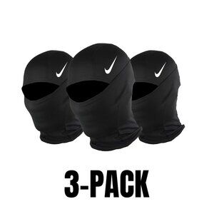 (3 Pack) Black Nike Dry-Fit Mask